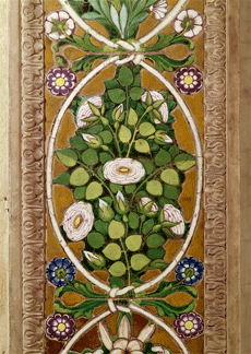 Luca della Robbia | Tomb of Cardinal Federighi; detail, molding with roses; 1453 | Santa Trinità ; Florence, Italy | (c) 2006, SCALA, Florence / ART RESOURCE, N.Y. ; scalarchives.com; artres.com